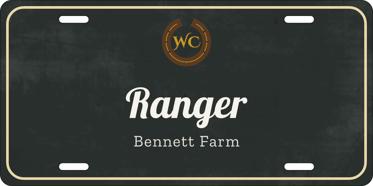 Chalkboard stall sign, with your farm’s logo