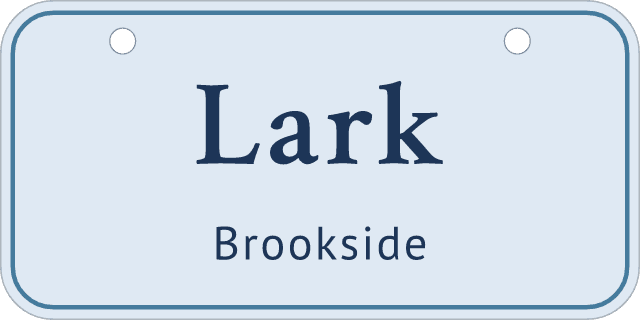 Sky stall sign, mini 6×3″ for lockers and trailers