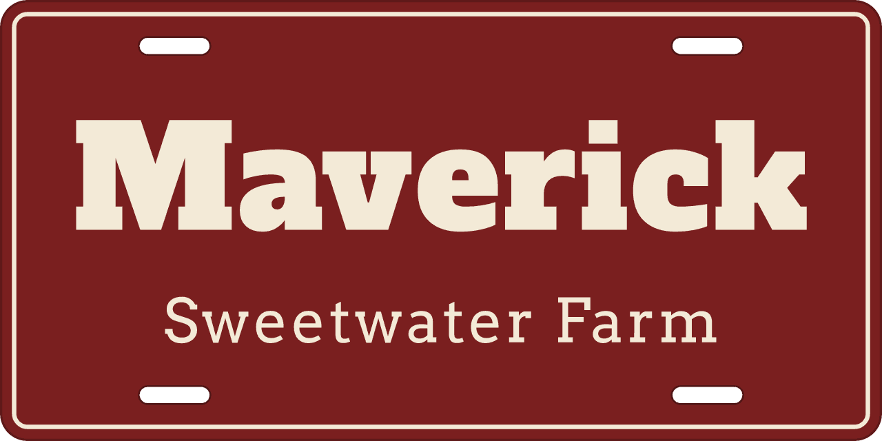 Barnwood Red stall sign