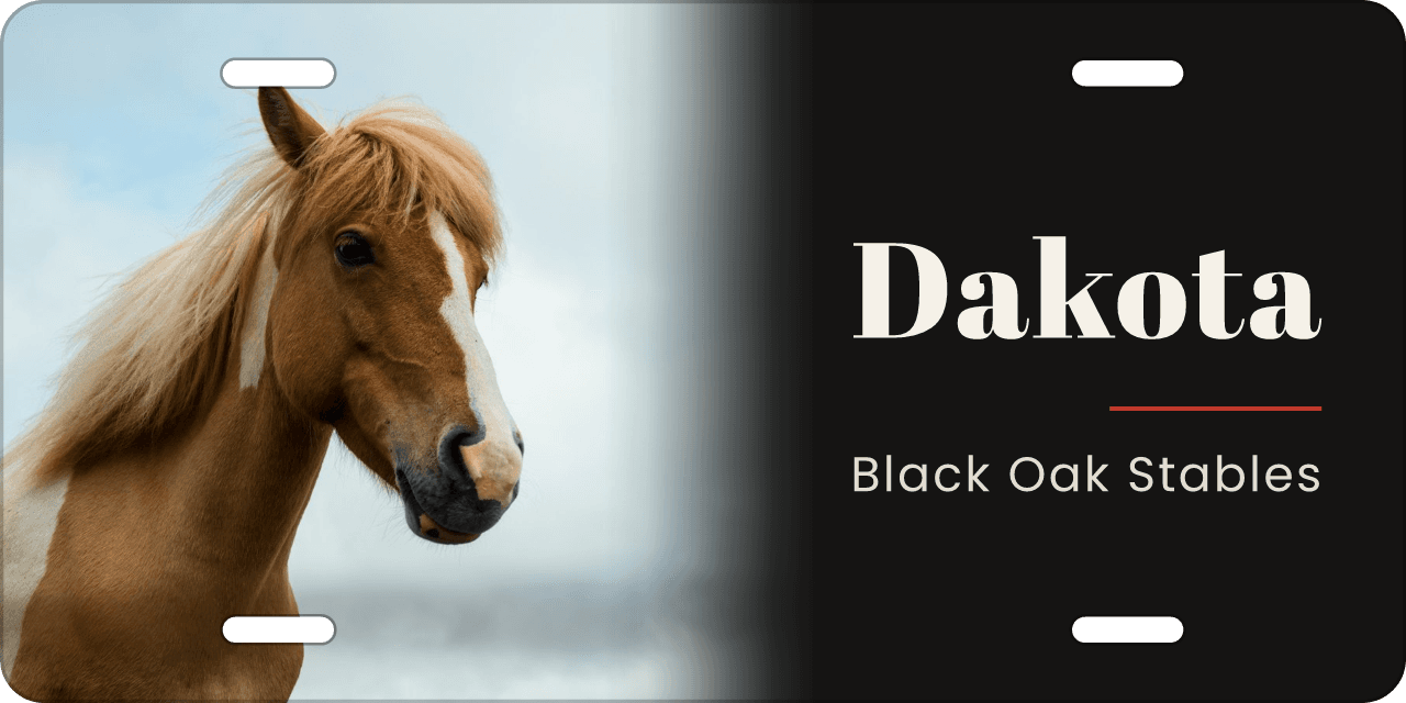 Black Fade stall sign