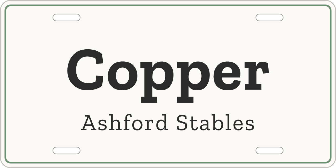 Farmhouse stall sign
