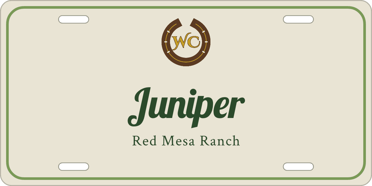 Meadow stall sign, with your farm’s logo
