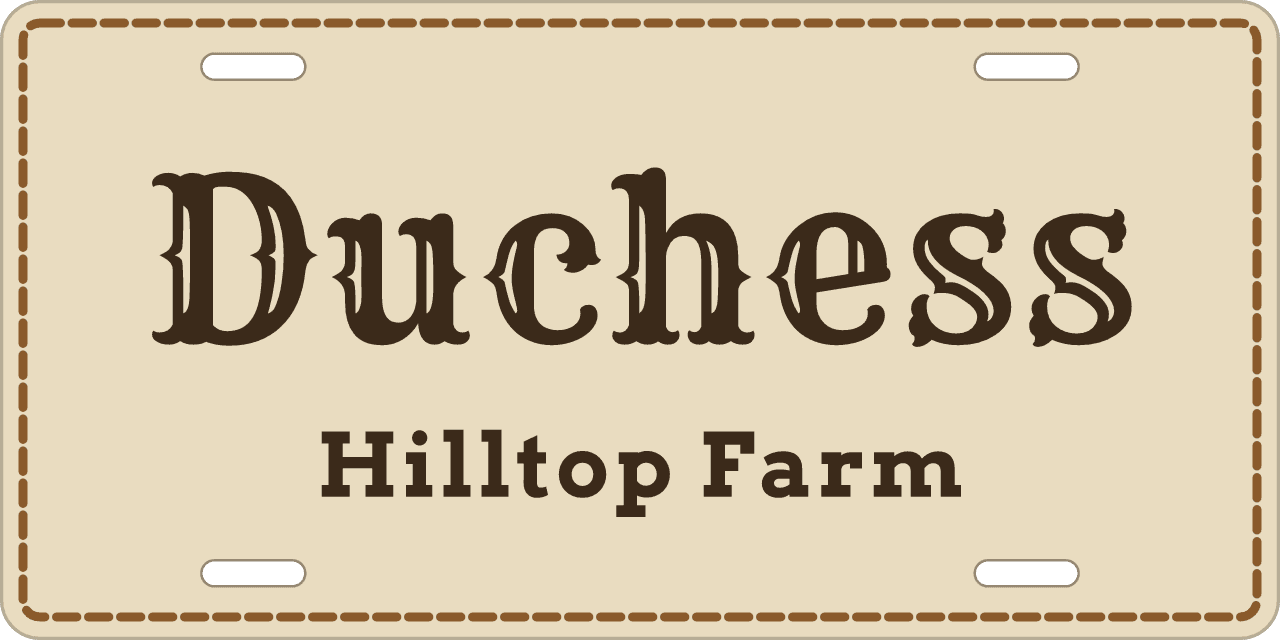 Western stall sign